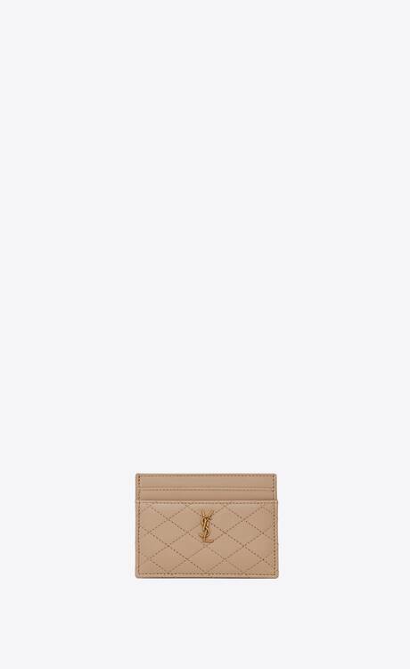 Gaby card case in quilted lambskin | Saint Laurent | YSL.com