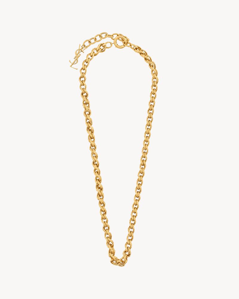 ROPE-CHAIN NECKLACE IN METAL