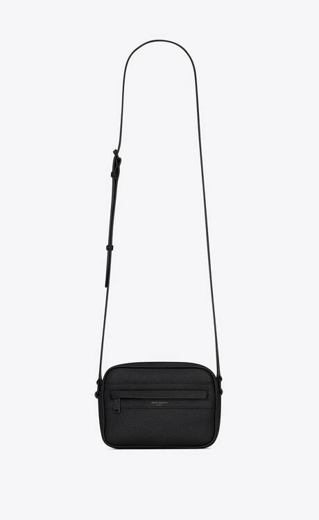 Camp small camera bag in grained leather | Saint Laurent | YSL.com