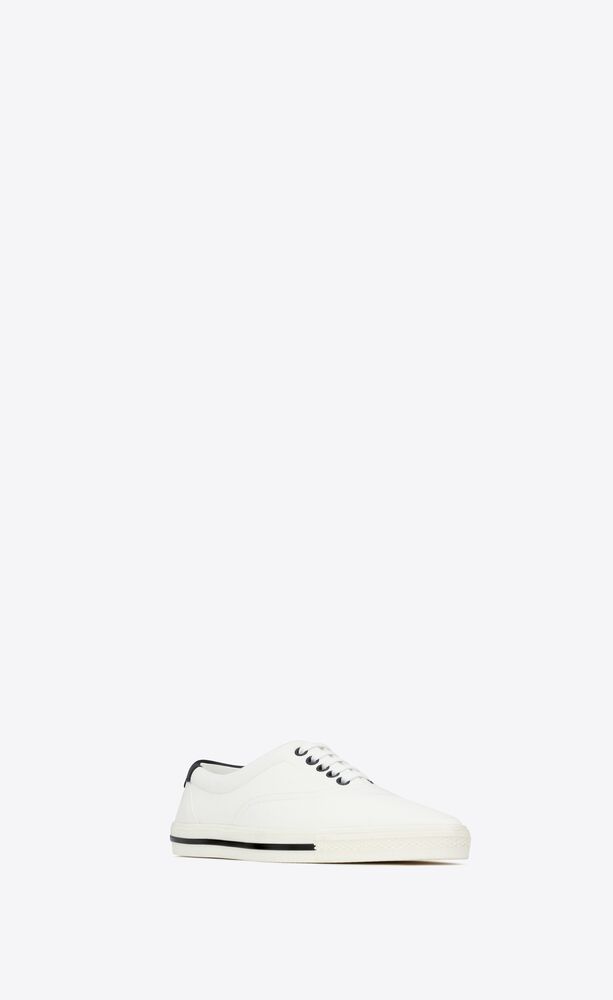 CLUB LOW TOP SNEAKERS IN CANVAS AND LEATHER | Saint Laurent | YSL.com