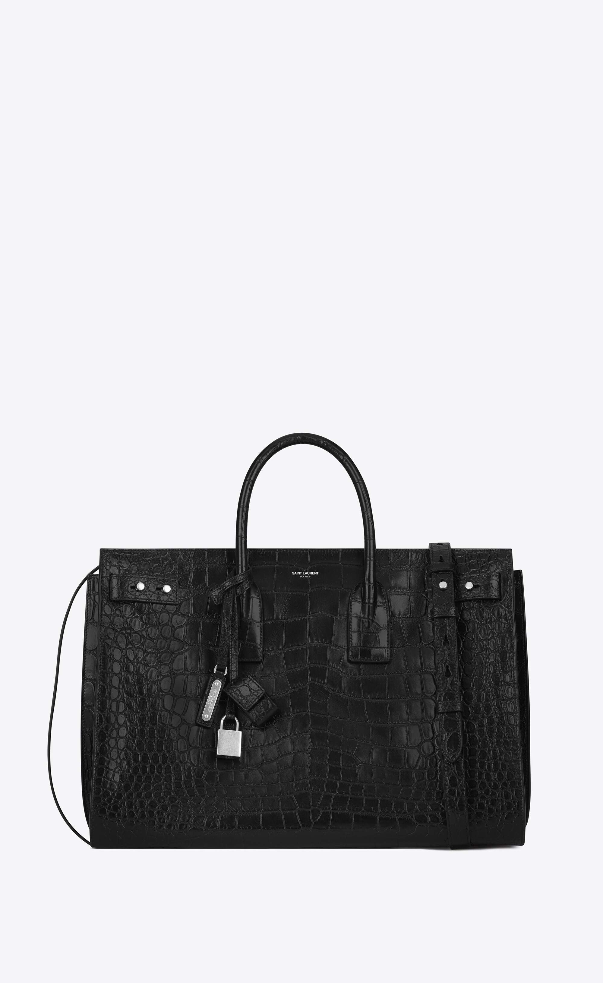 saint laurent croc tote