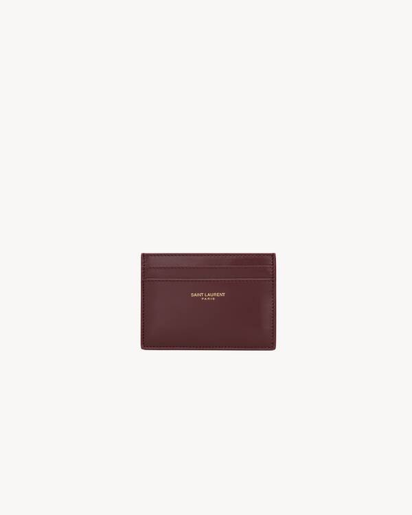 SAINT LAURENT PARIS card case in BOX SAINT LAURENT