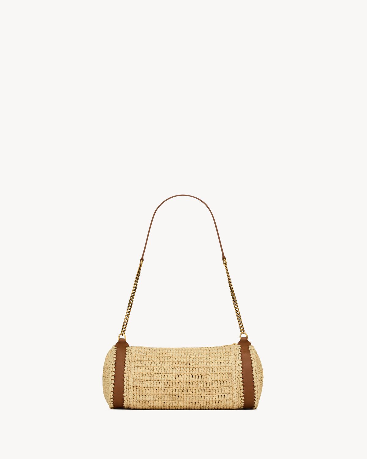 Cassandre small cylindric bag in raffia