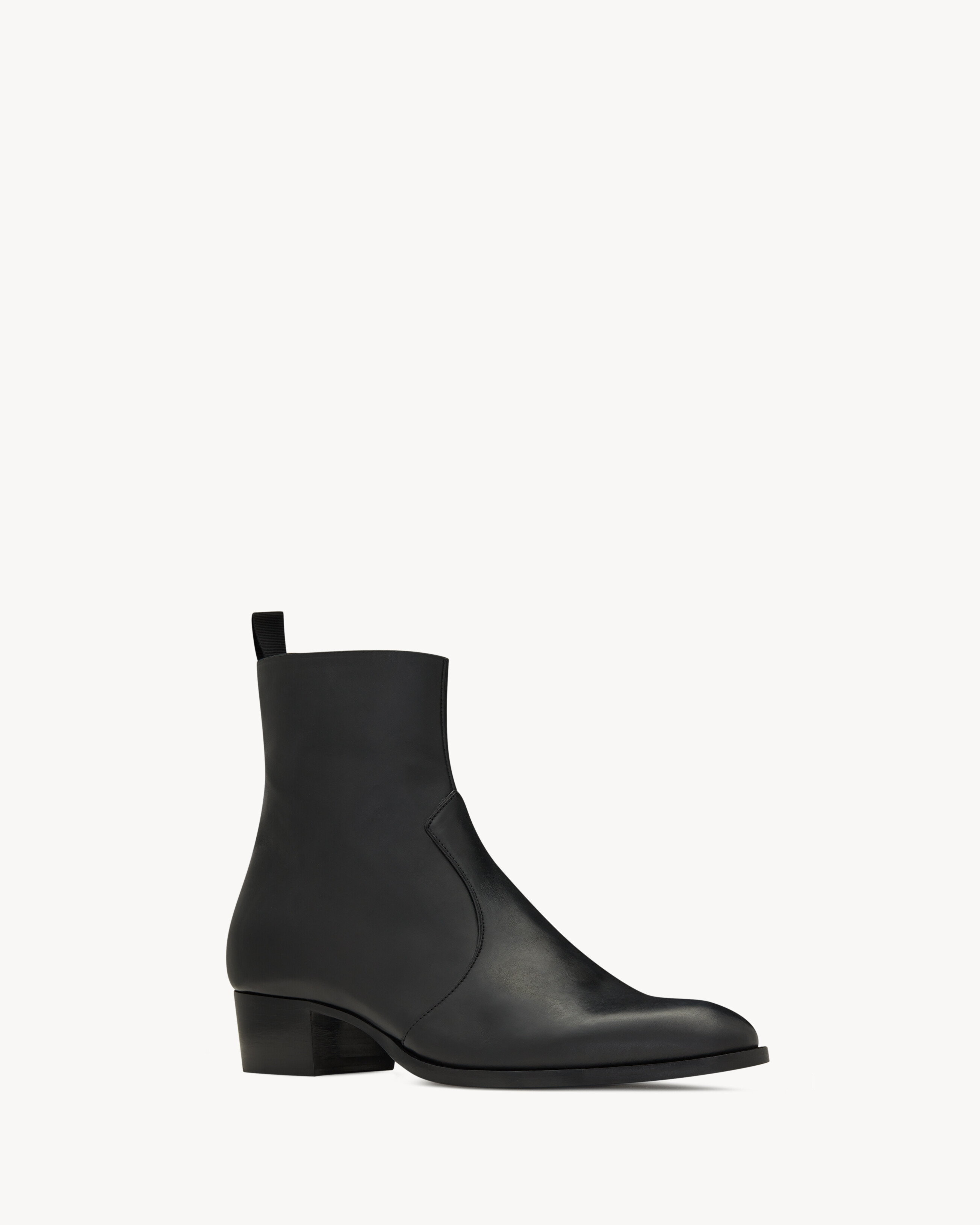 WYATT boots in smooth leather Saint Laurent YSL PT