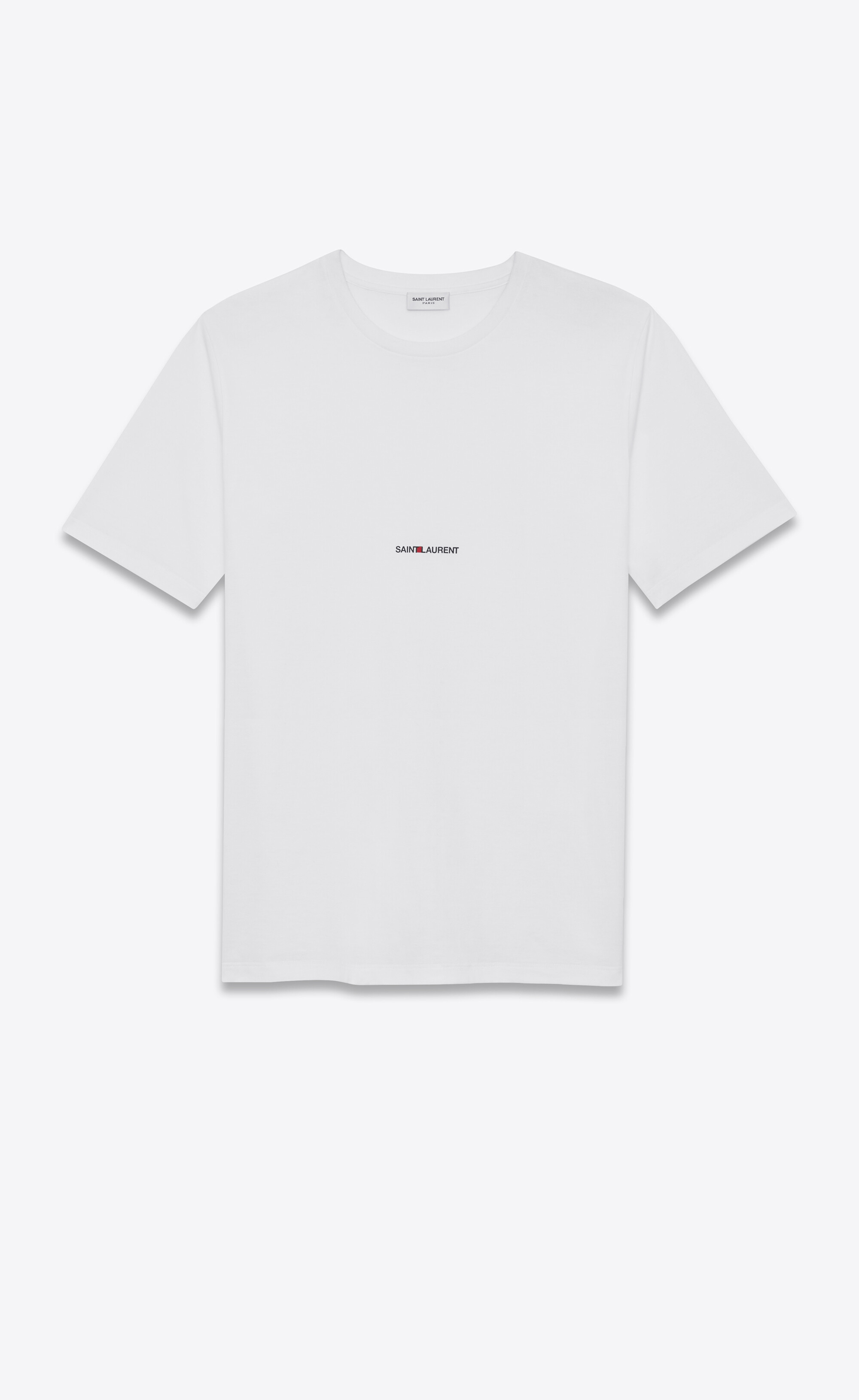 saint laurent」半袖tシャツ（ホワイト/コットンジャージ） | Saint 