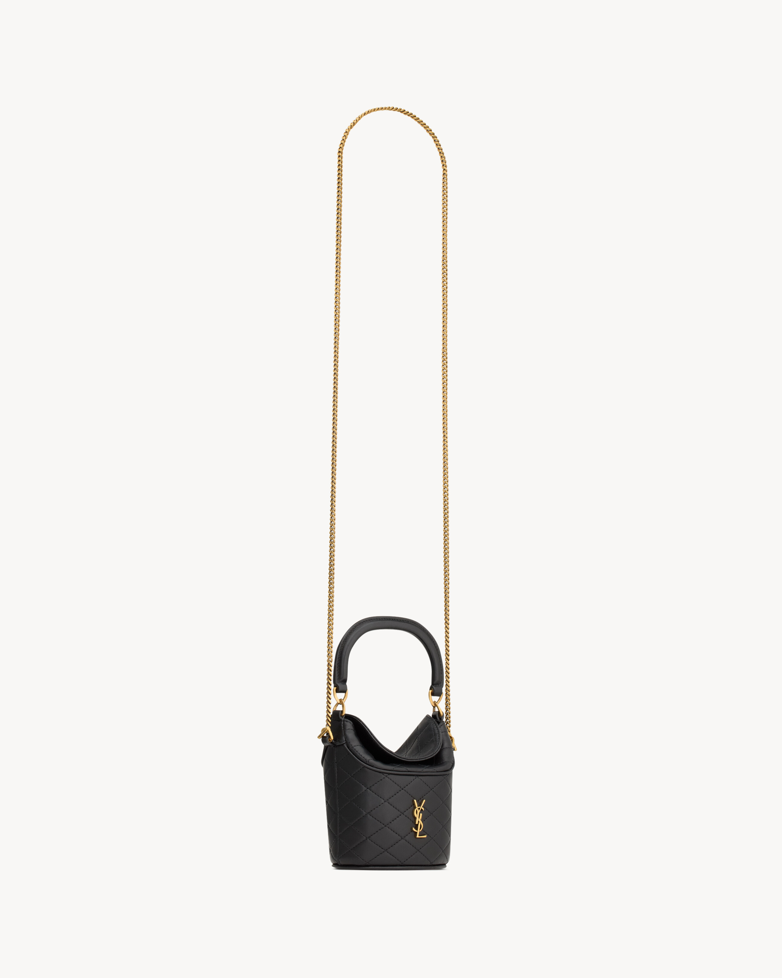 GABY mini bucket in lambskin