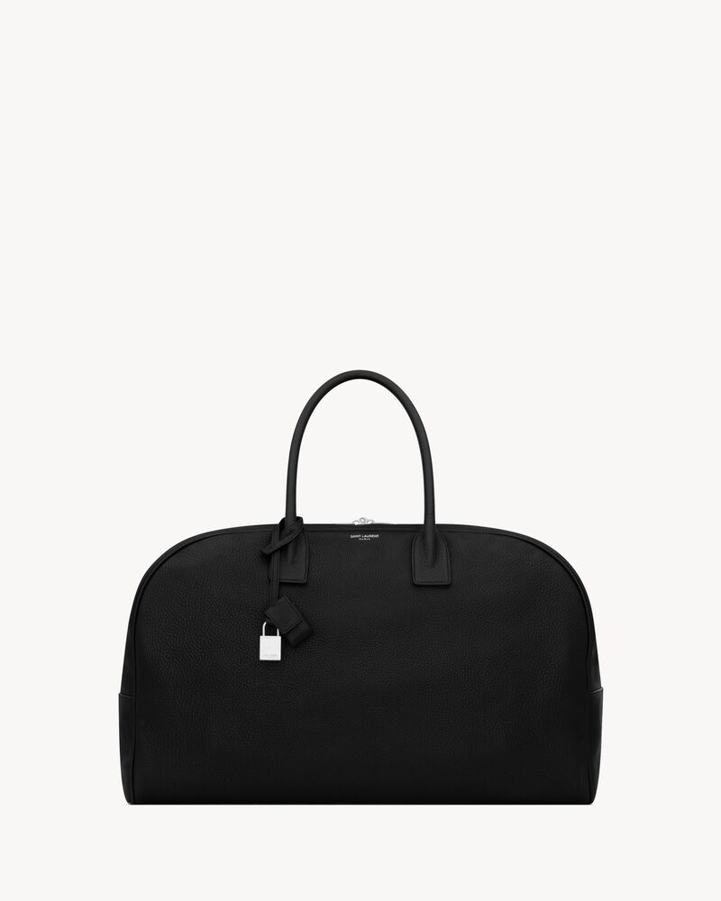 GRAND sac BOWLING duffle en cuir grainé