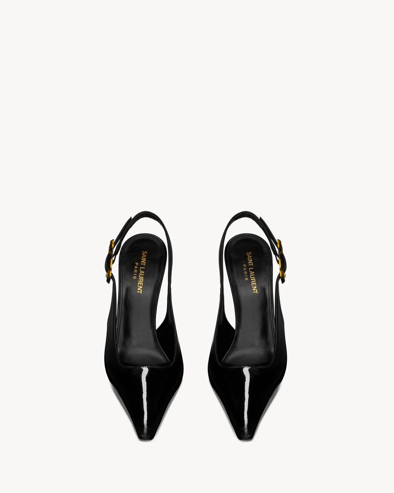 DUNE slingback pumps in patent leather