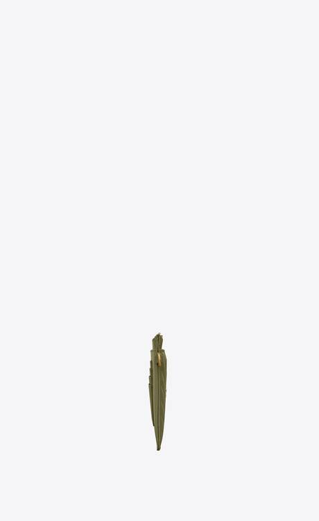 cassandre saint laurent matelassé large zipped pouch
