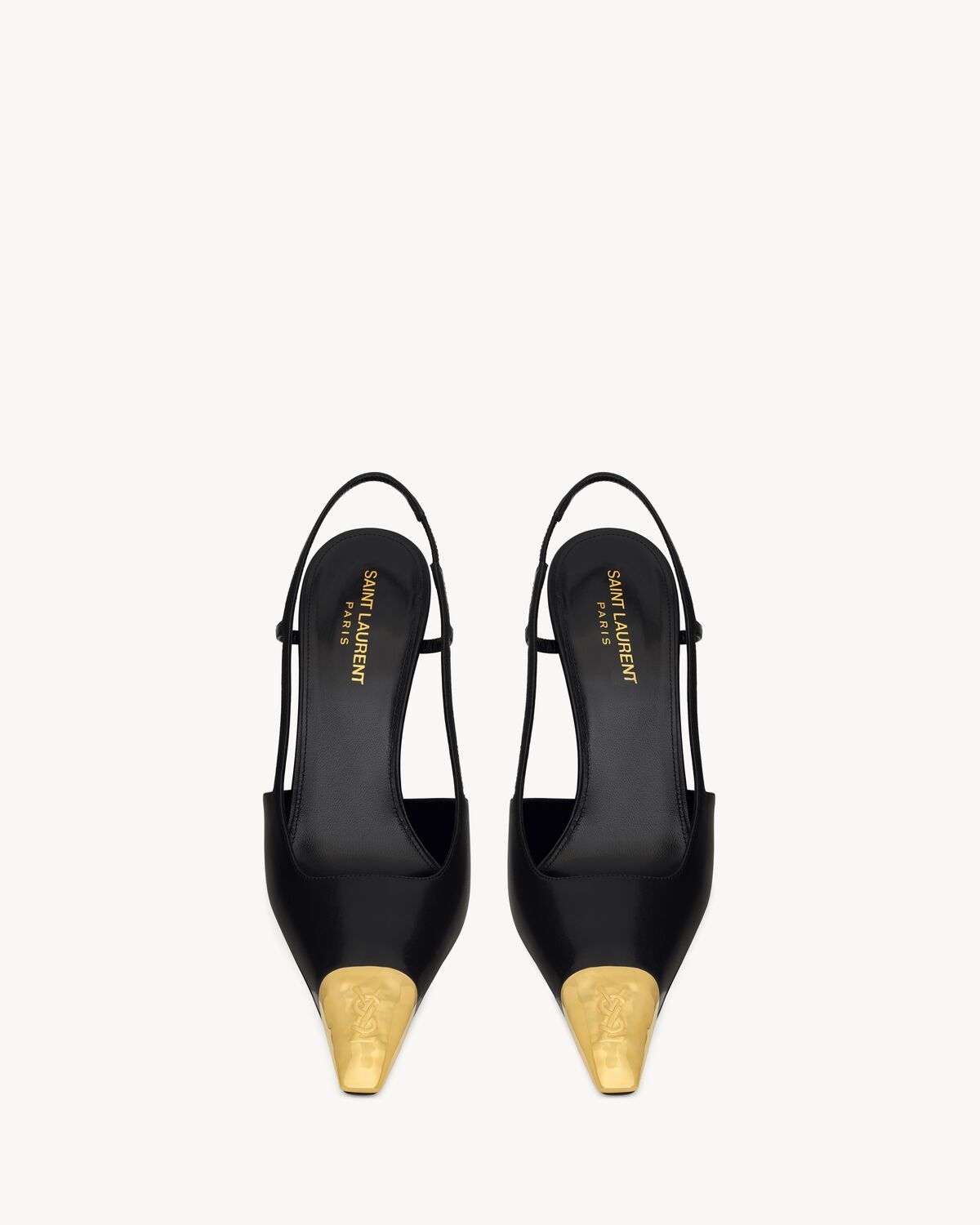 JEANNE slingback pumps in smooth leather | Saint Laurent | YSL US