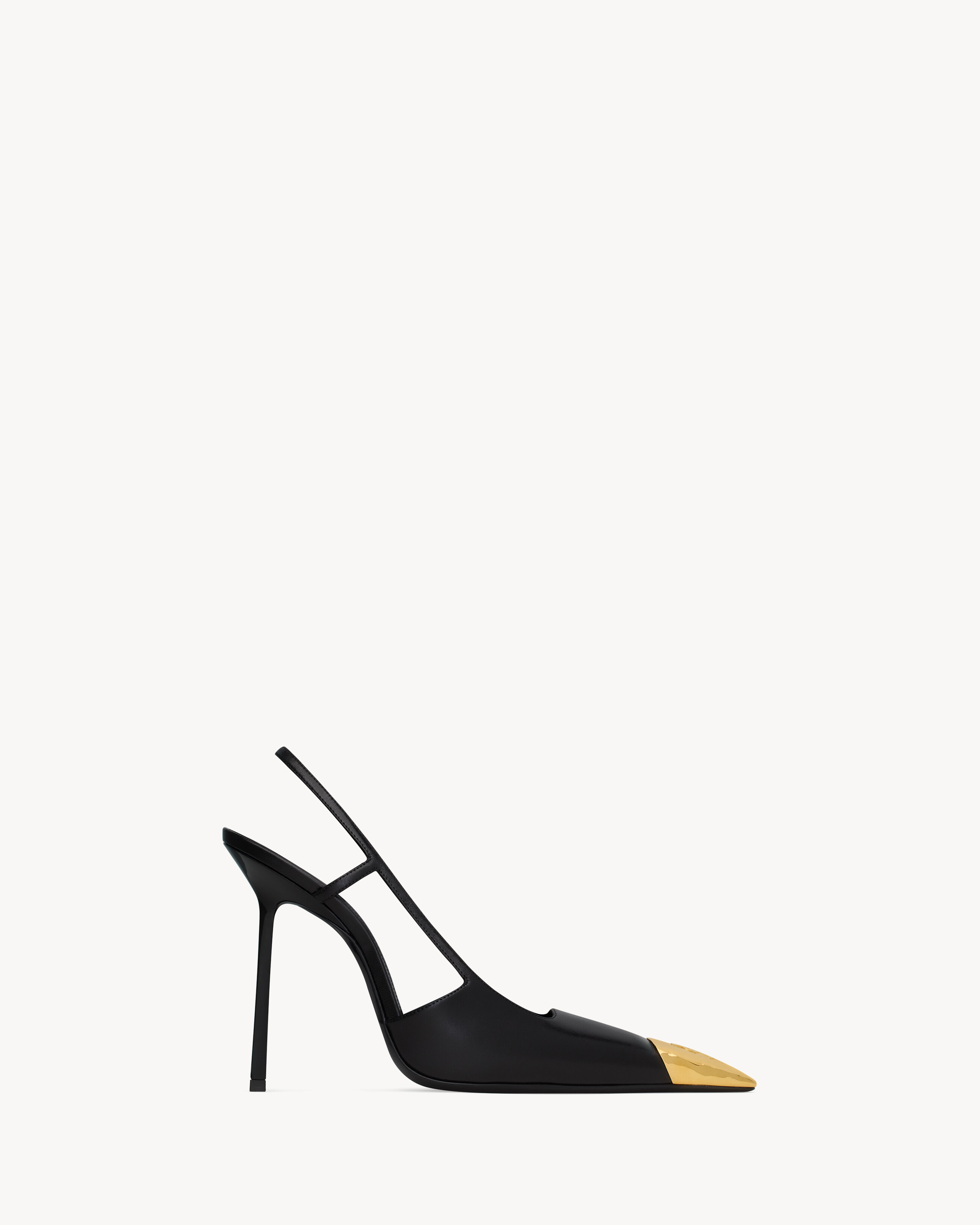 JEANNE slingback pumps in smooth leather | Saint Laurent | YSL.com