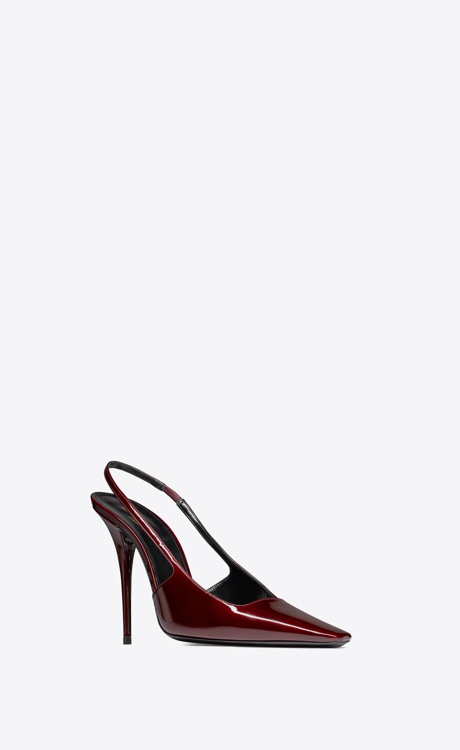 Blade slingback pumps in patent leather | Saint Laurent | YSL.com