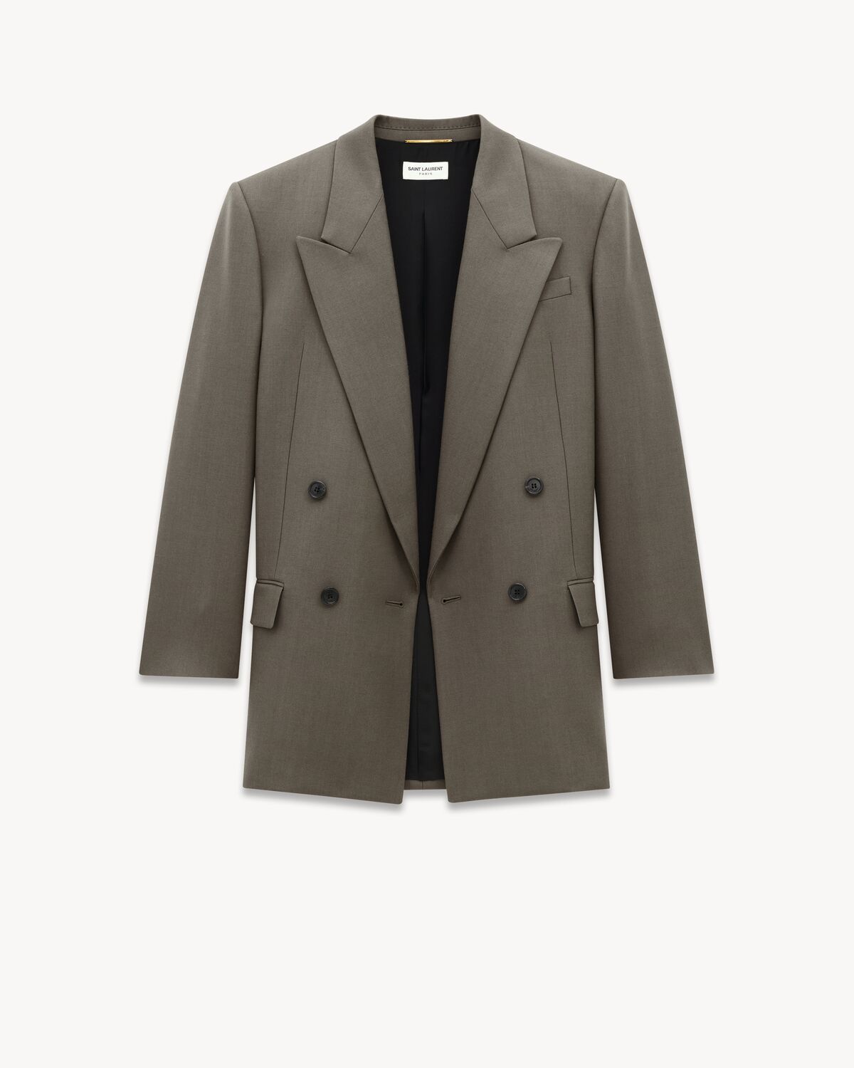 jacket in wool gabardine