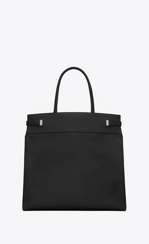 manhattan n/s tote in grained leather