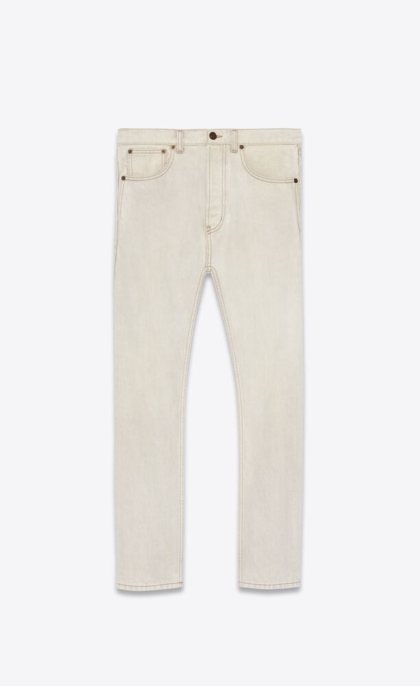 White denim trousers Clearance