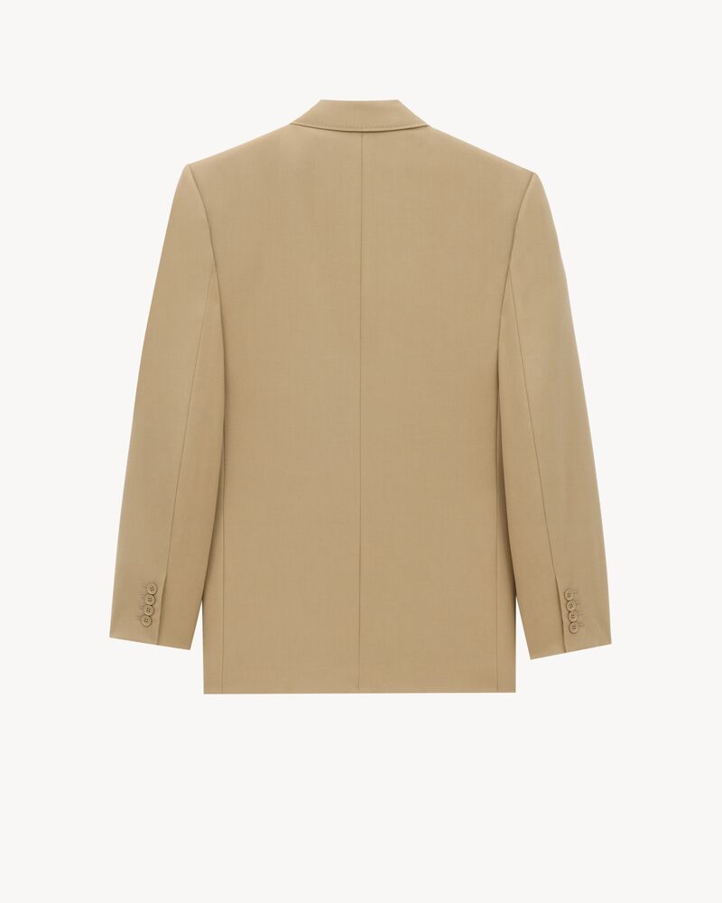 Yves jacket in wool gabardine