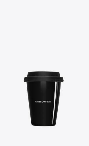 Small coffee mug in ceramic, Saint Laurent