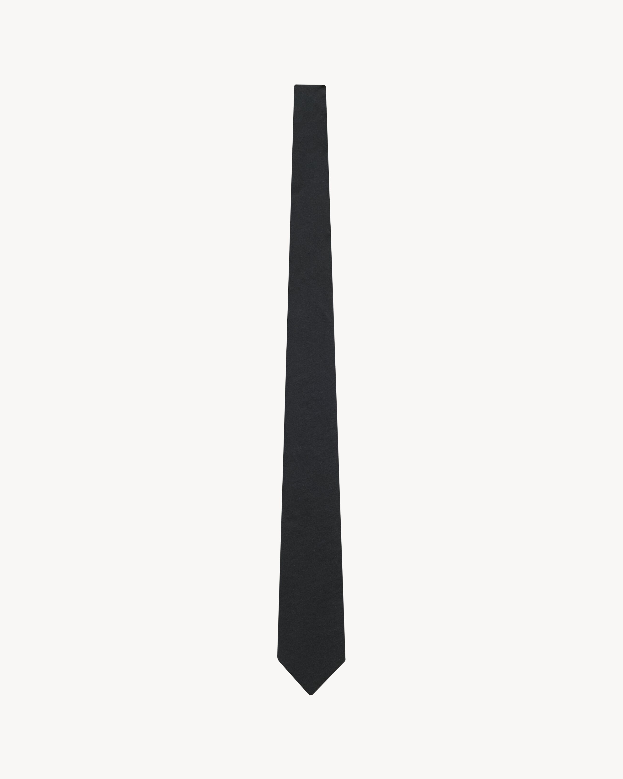 wide tie in cotton and silk voile
