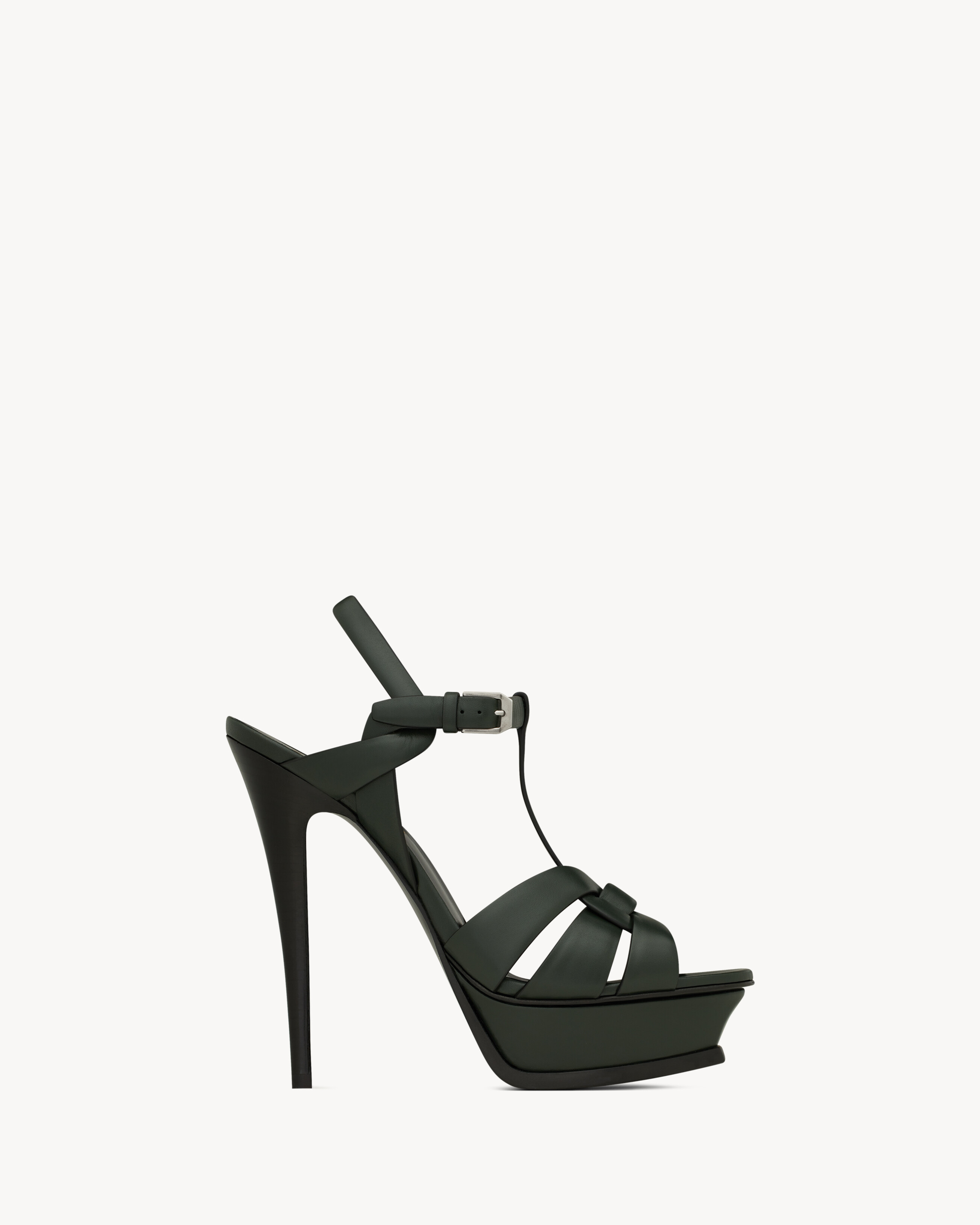 ★AMI PARIS★Tribute Sandals In Smooth Leather★大人気★ TRIBUTE PLATFORM SANDALS IN SMOOTH LEATHER | Saint Laurent