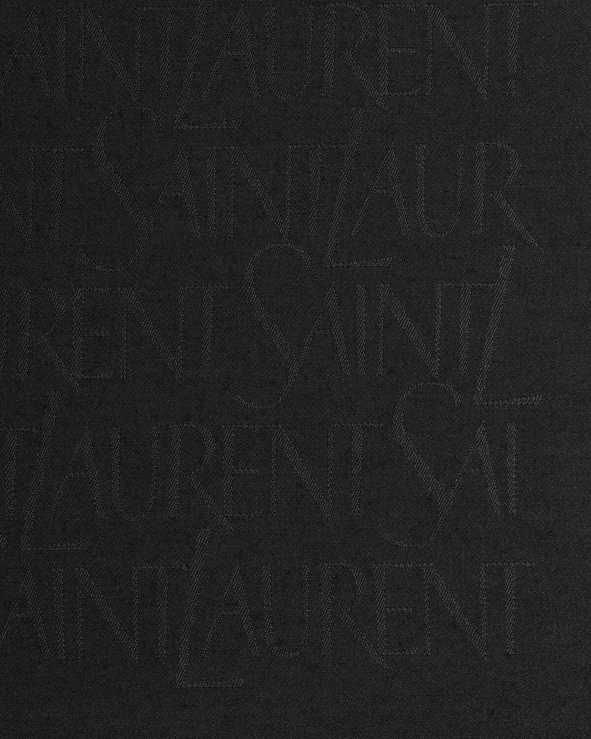 SAINT LAURENT large square scarf in silk and wool jacquard