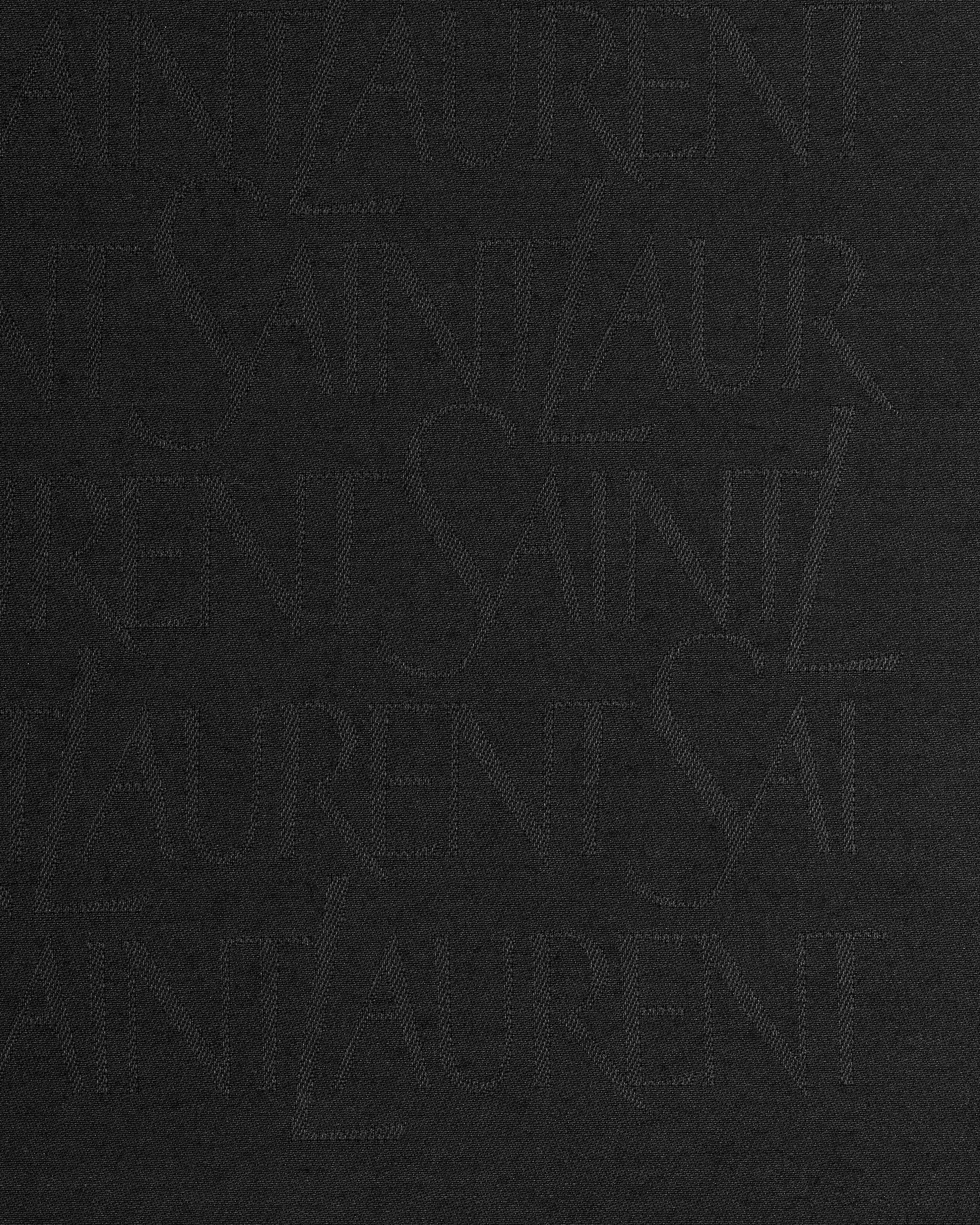 SAINT LAURENT large square scarf in silk and wool jacquard