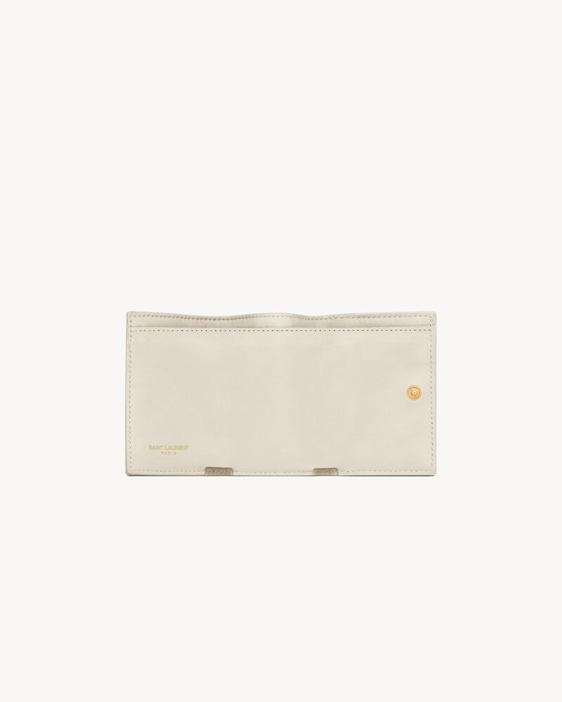 CASSANDRE MATELASSÉ ORIGAMI TINY WALLET in QUILTED LAMBSKIN