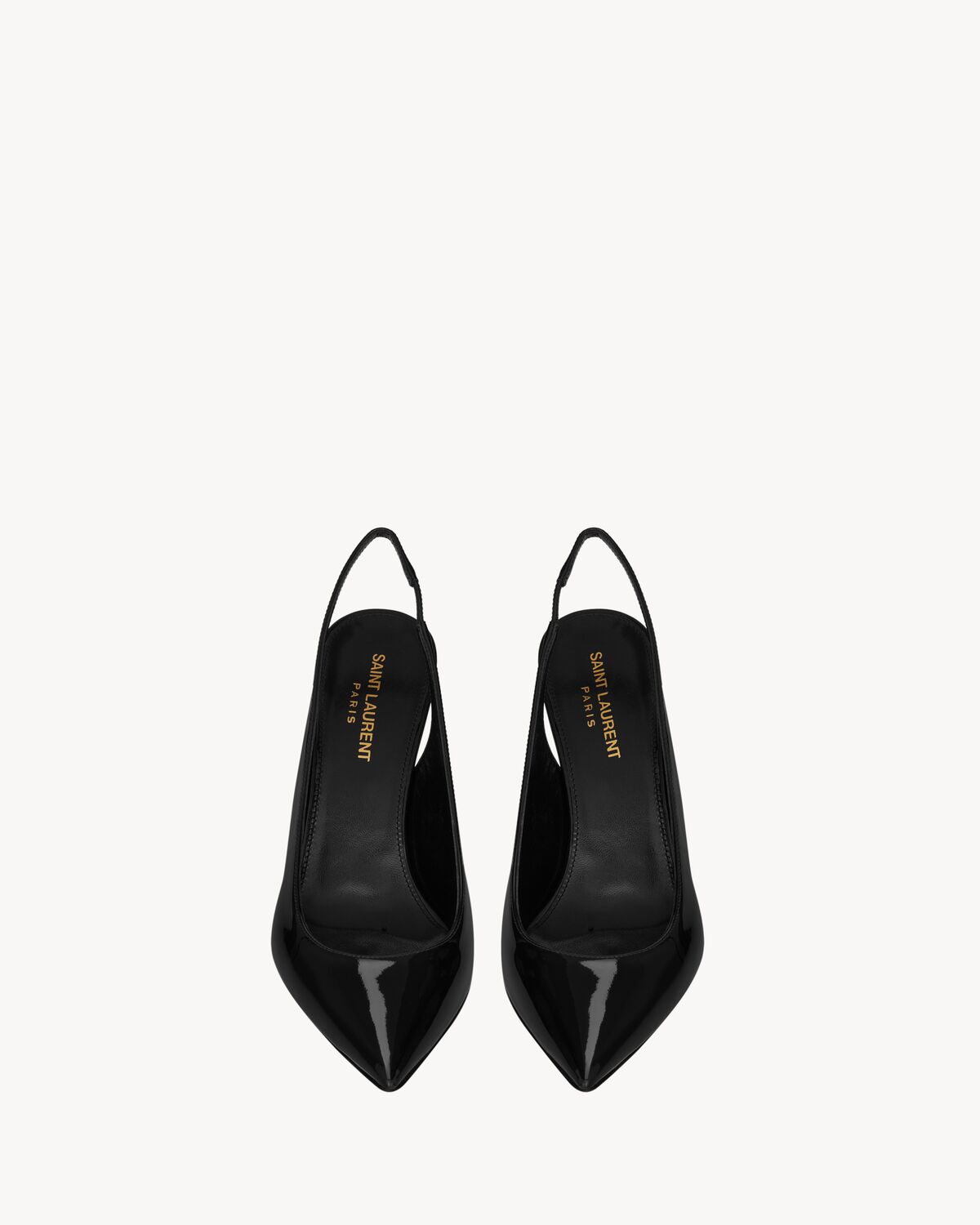 OPYUM slingback pumps in patent leather 