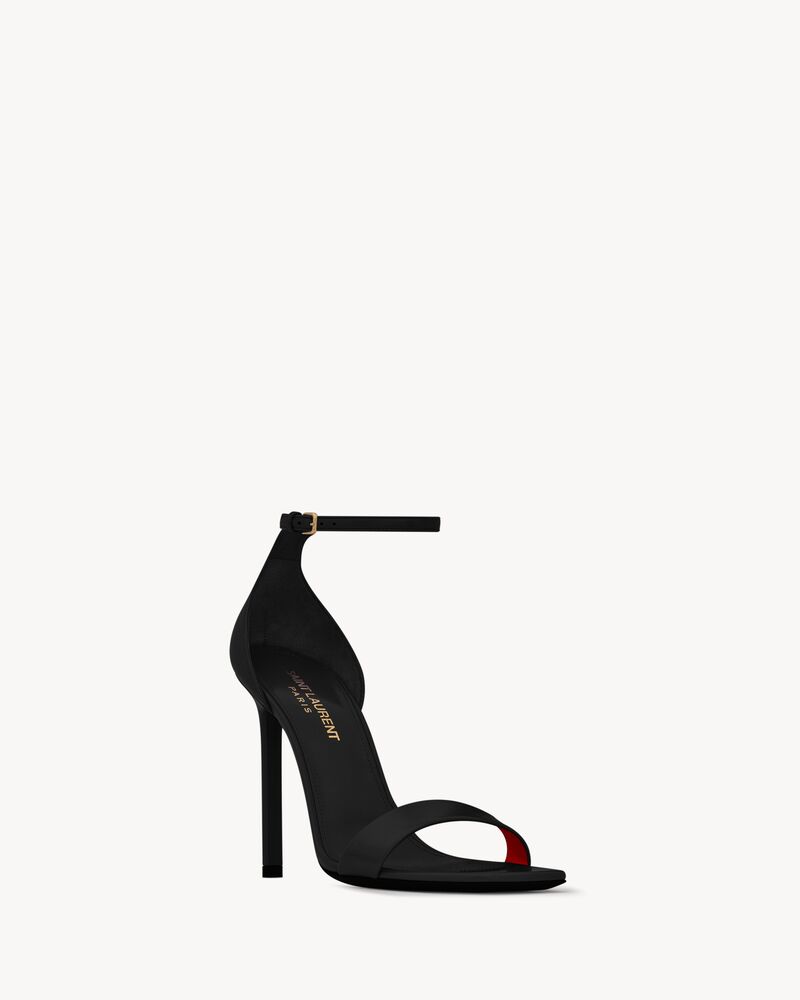 Black saint laurent sandals Clearance