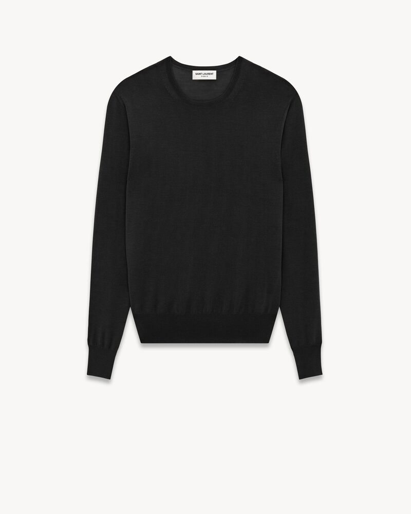 sweater in cashmere, wool and silk