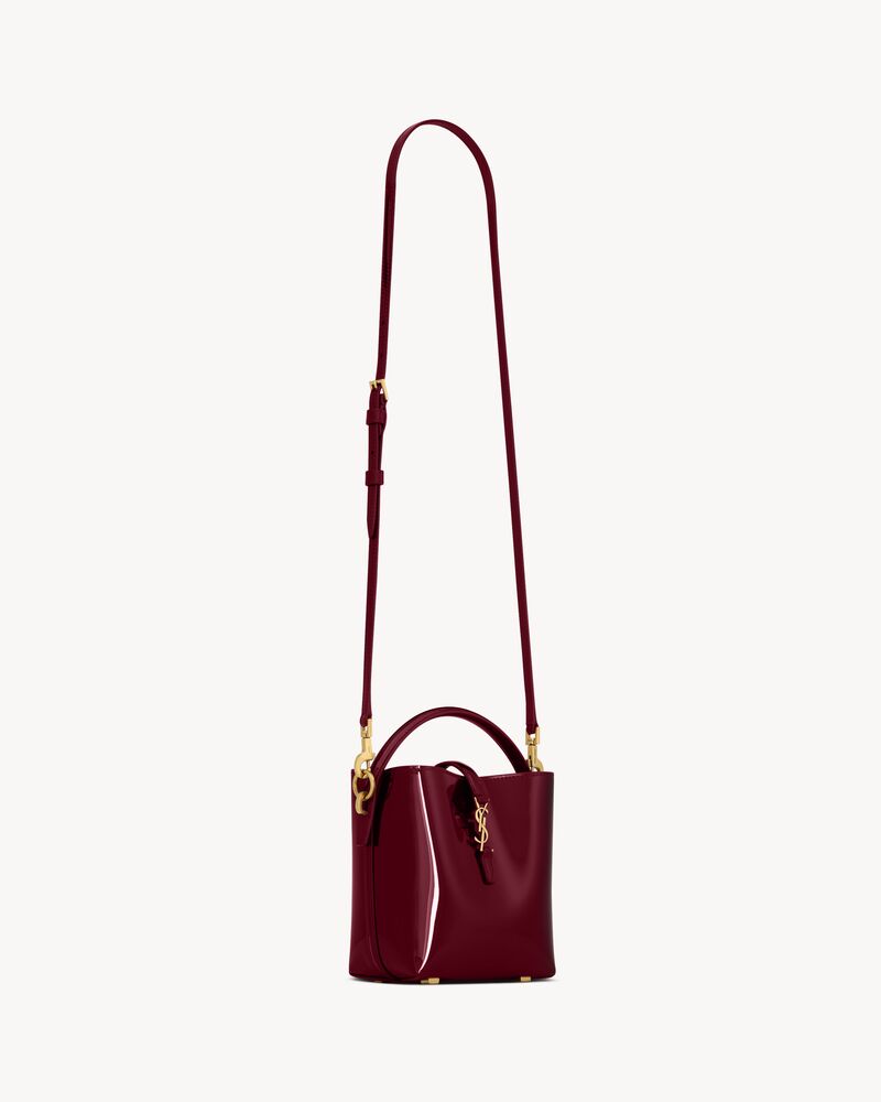 LE 37 mini en cuir verni en Bordeaux | Saint Laurent | YSL FR-FR