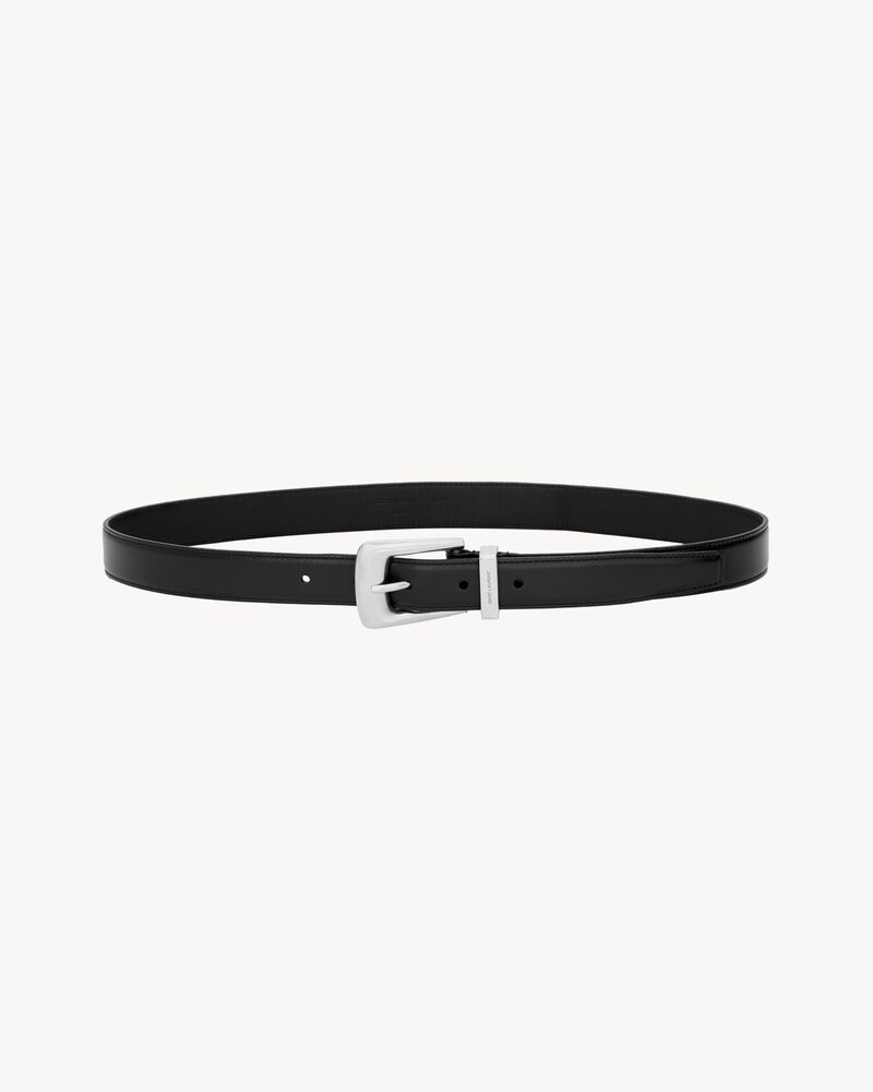 FOLK belt in smooth leather