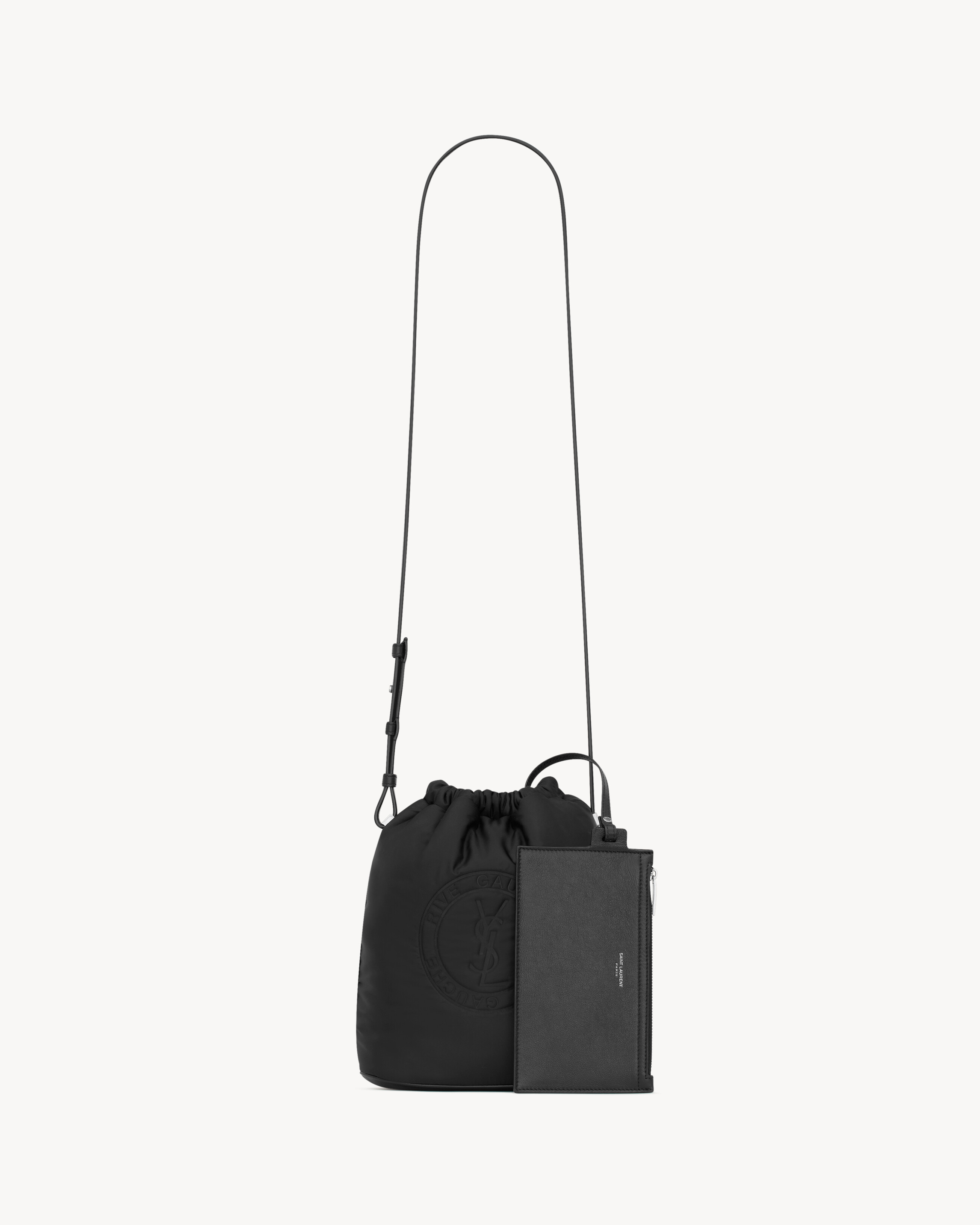 RIVE GAUCHE laced bucket bag in ECONYL®