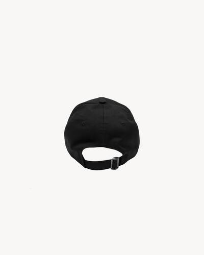 Shop Saint Laurent RIVE DROITE 2021-22FW NEW ERA YSL MONOGRAM CAP