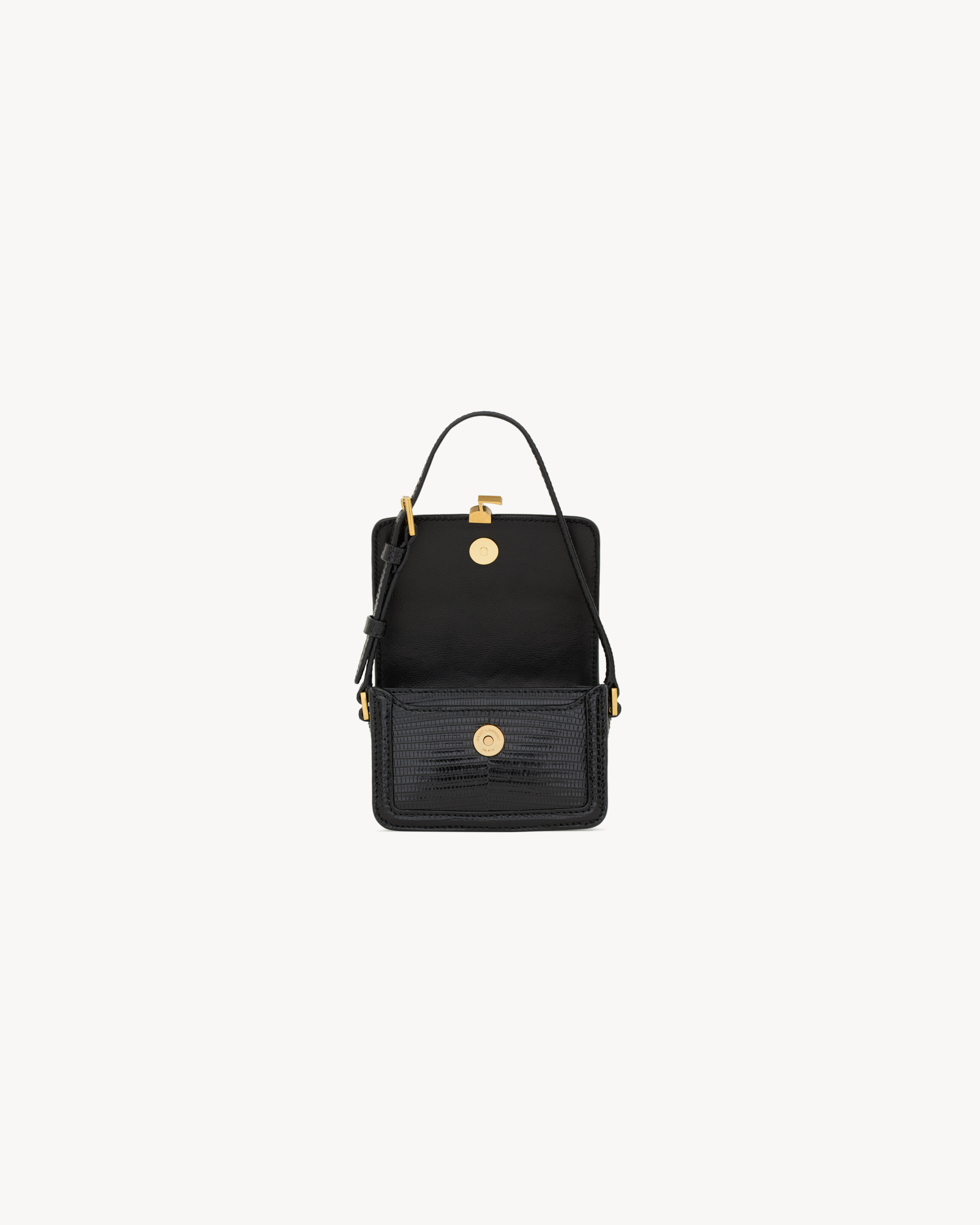 SOLFERINO micro bag in lizard