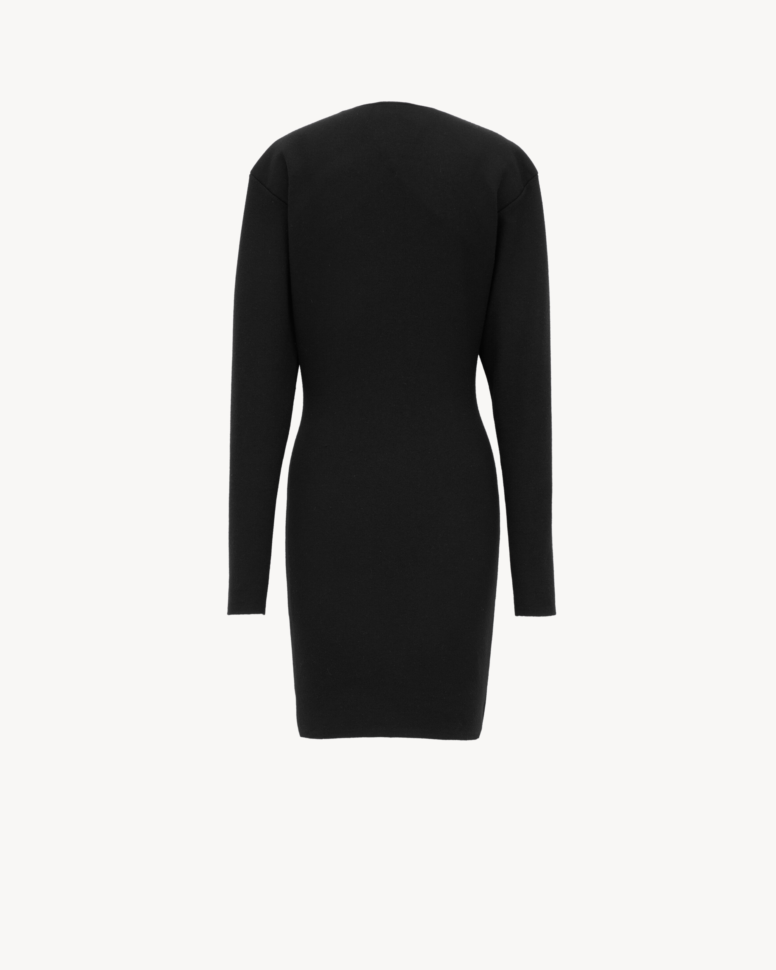 Robe pull en maille double-face