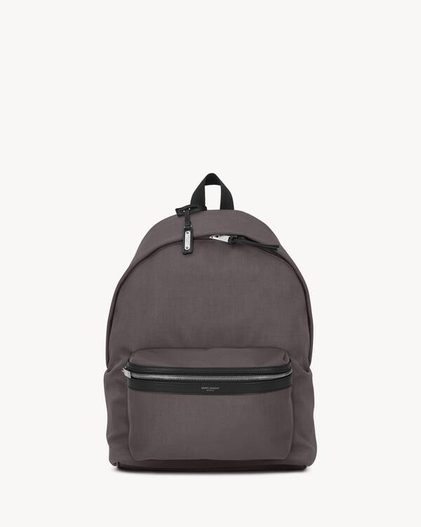 Ysl leather backpack sale