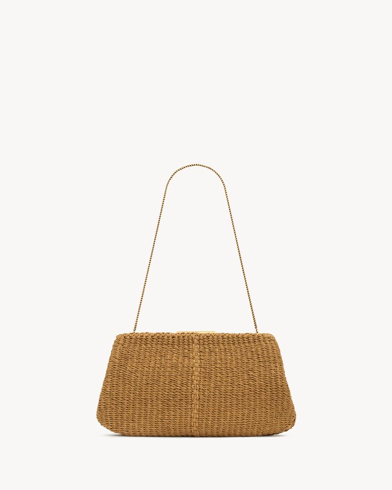 SAINT LAURENT large clutch in rope