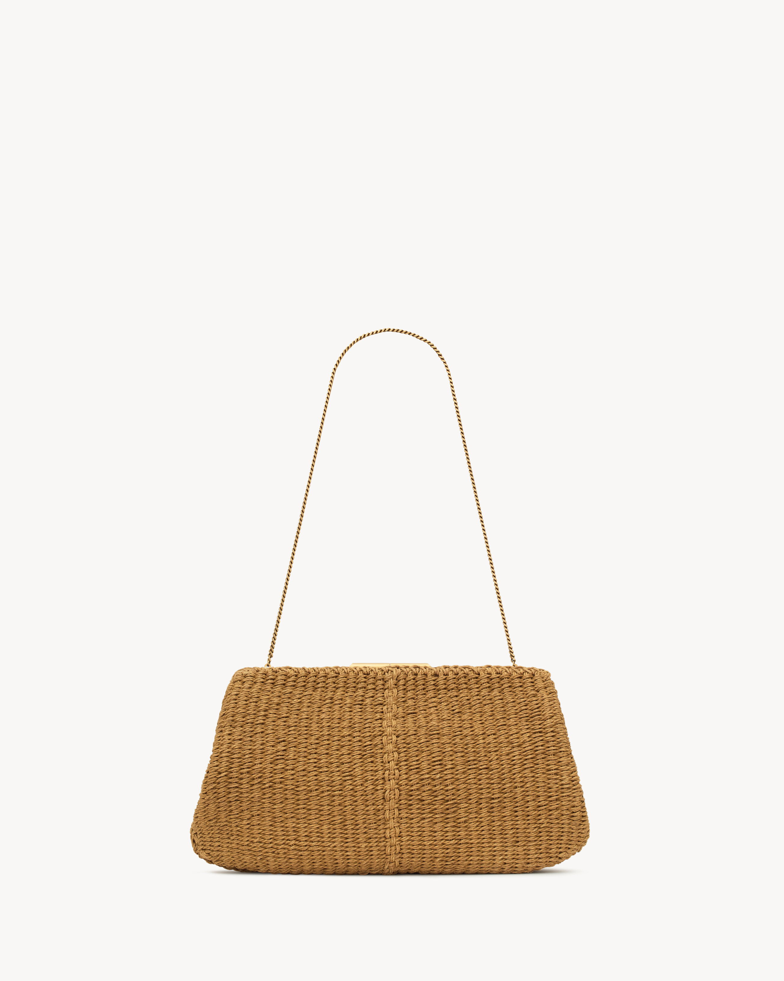 SAINT LAURENT CLUTCH large in rope