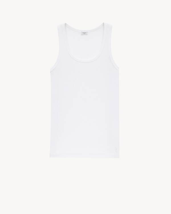 Yves Saint Laurent ホワイトタンクトップ L 楽天市場】サンローラン（タンクトップ｜トップス）：レディース