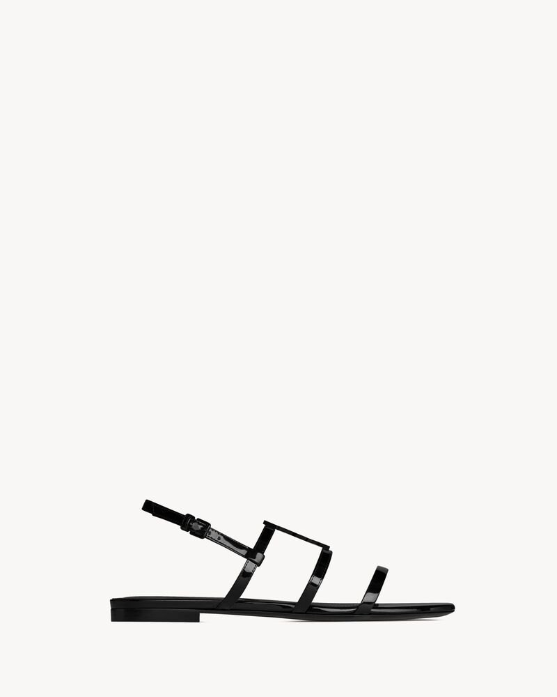 cassandra sandals in patent leather