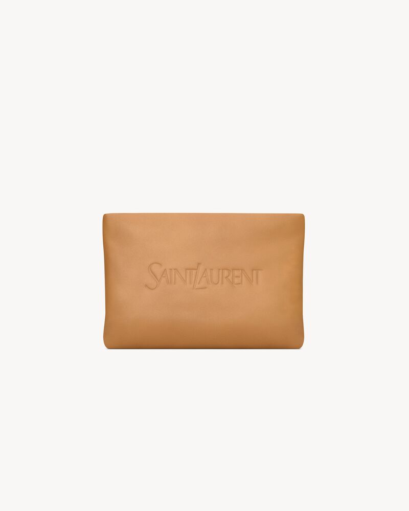 SAINT LAURENT small pouch in leather