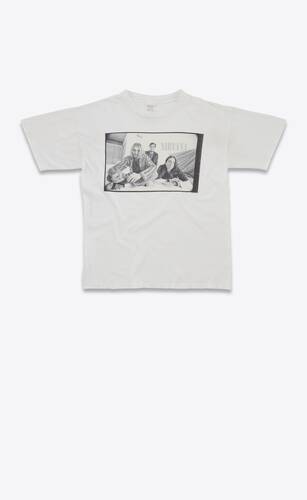 nirvana picture t-shirt in cotton