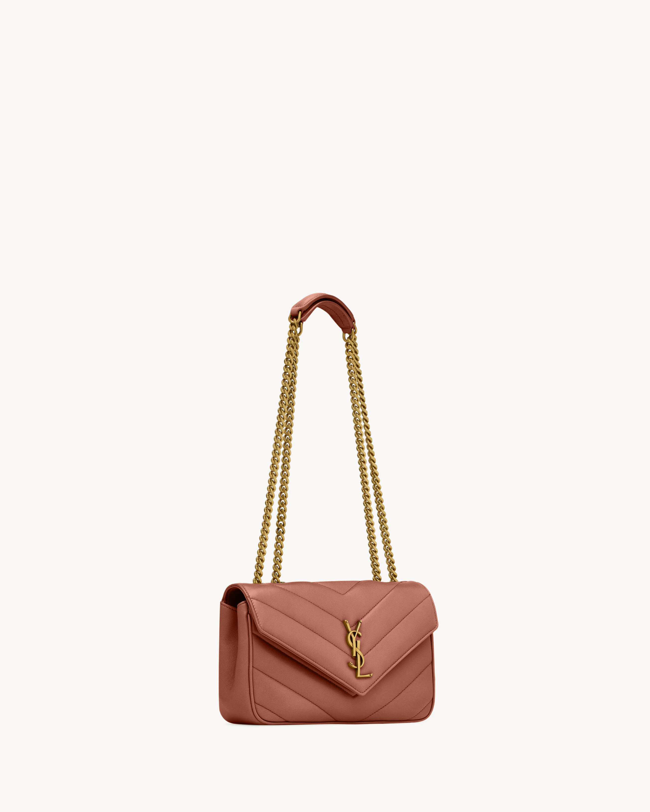 LOULOU small in MATELASSÉ lambskin