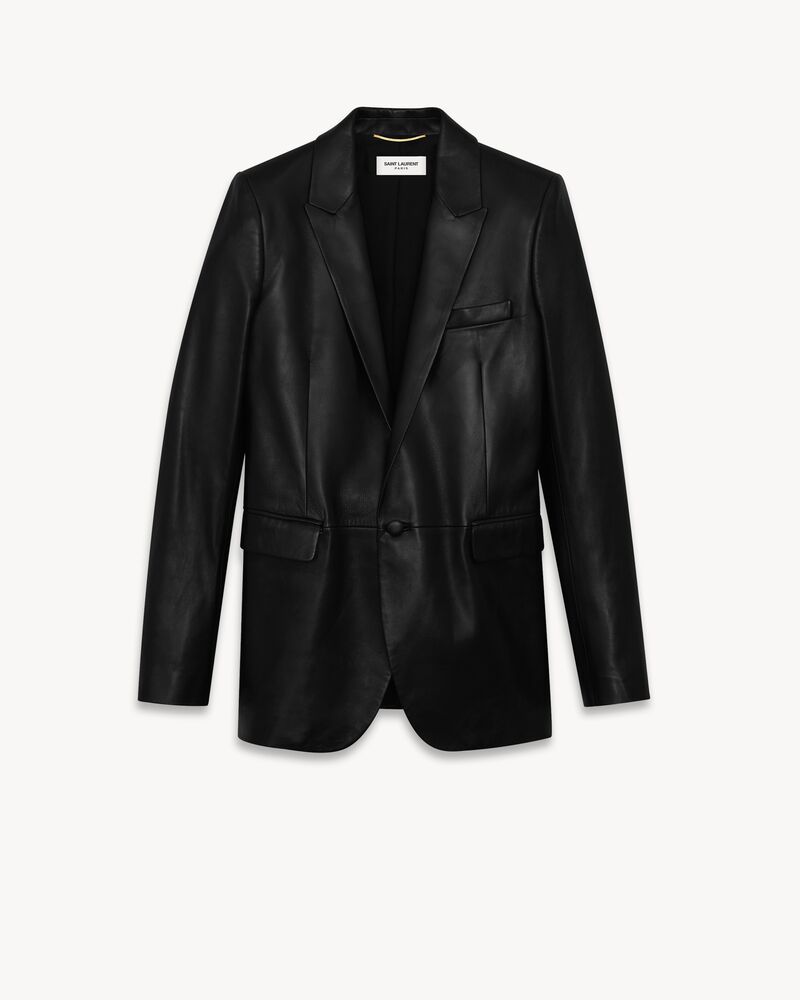 Leather suit jacket | Saint Laurent | YSL.com