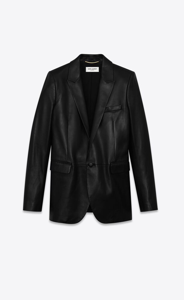 leather suit jacket