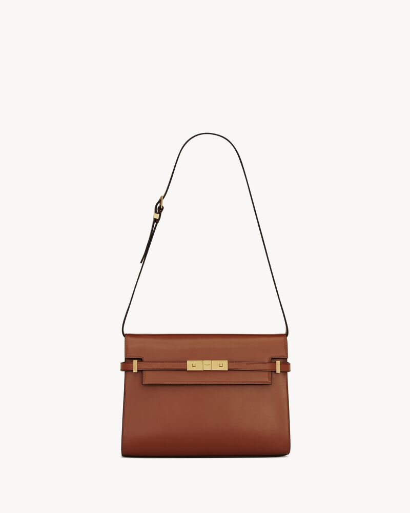 MANHATTAN Shoulder Bag In BOX SAINT LAURENT Leather Saint Laurent manhattan-shoulder-bag-in-box-saint-laurent-leather-saint-laurent