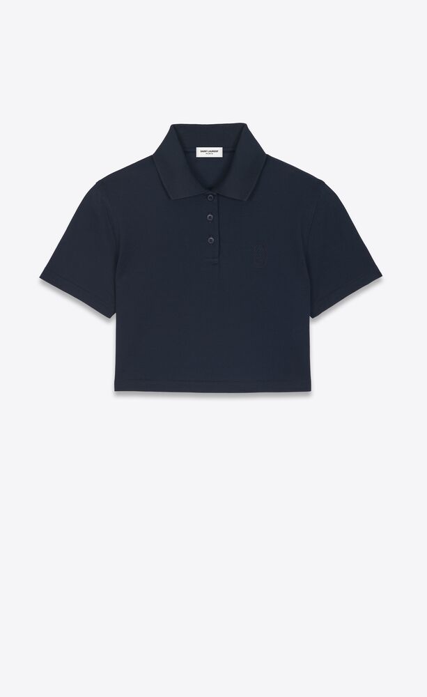 cassandre cropped polo shirt