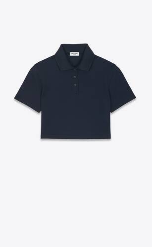 cassandre cropped polo shirt 