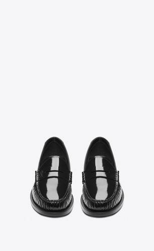 le loafer penny slippers in patent leather