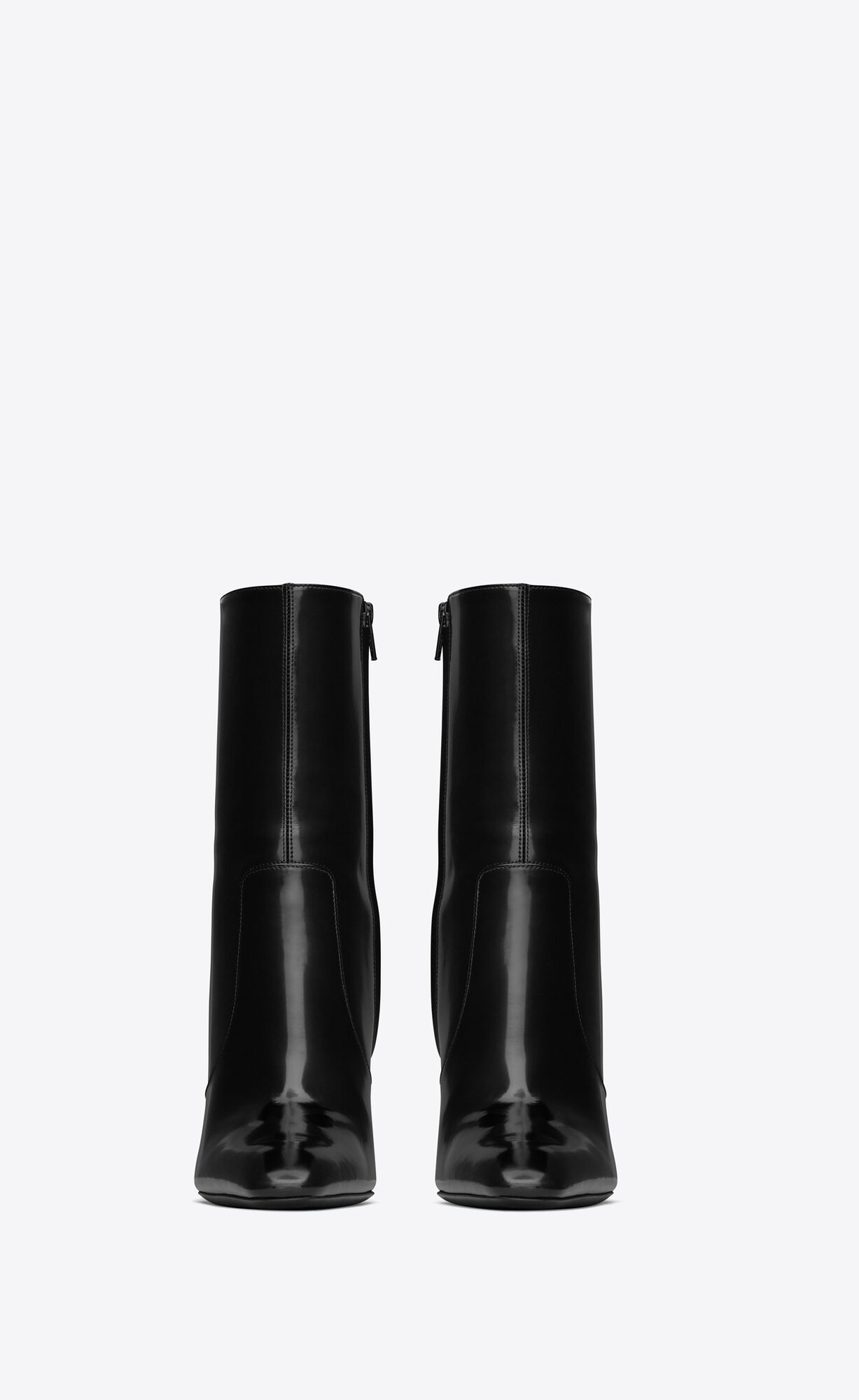 AUTEUIL booties in glazed leather | Saint Laurent | YSL.com